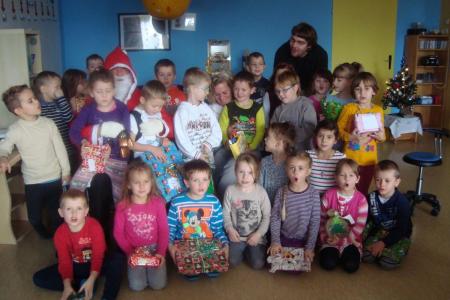 Bild mit Rauschebart und einem Sack voller Geschenke...