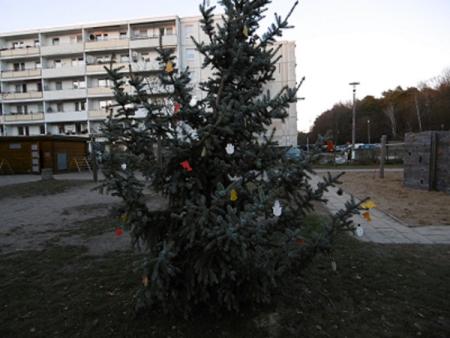 Bild Weihnachtsmarkt mit Laternenumzug